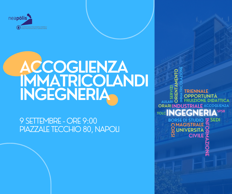 PRESENTAZIONE DEI CORSI DI STUDIO AGLI IMMATRICOLANDI